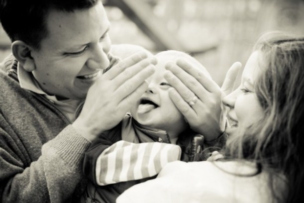 С папой и мамой