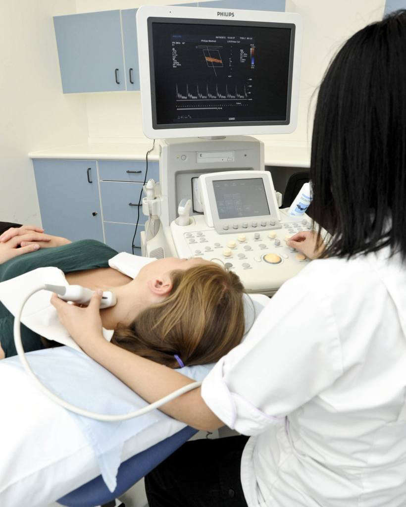 уздг сосудов шеи